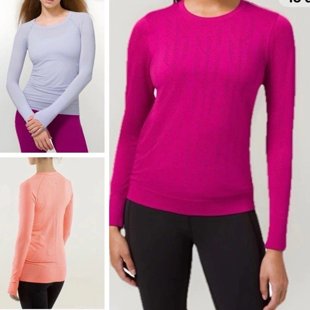 Lululemon Swiftly Tech- SIZE 12 Crush The Distance bundle of 3